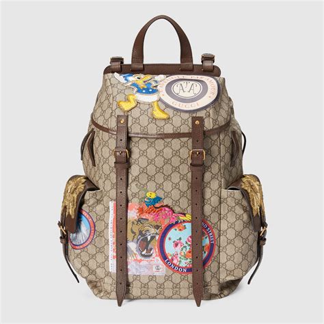 gucci soft gg supreme backpack for sale|gucci guccissima slim backpack.